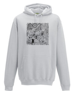 Wermelskirchen Wimmelbild Hoodie -Ash Heather-