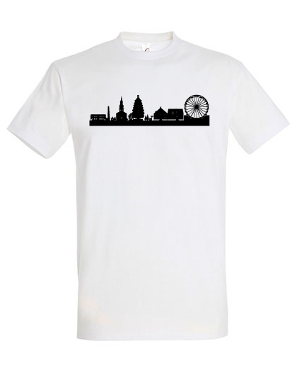 Wermelskirchener Skyline T-Shirt -White-