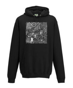Wermelskirchen Wimmelbild Hoodie -Black-
